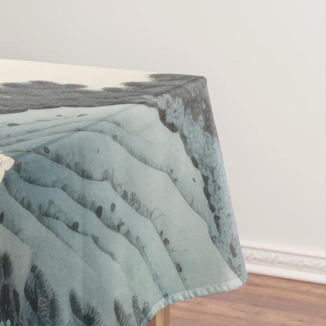 Mantel Pintura en el jardín de Hydrangea al aire libre. (In Situ)