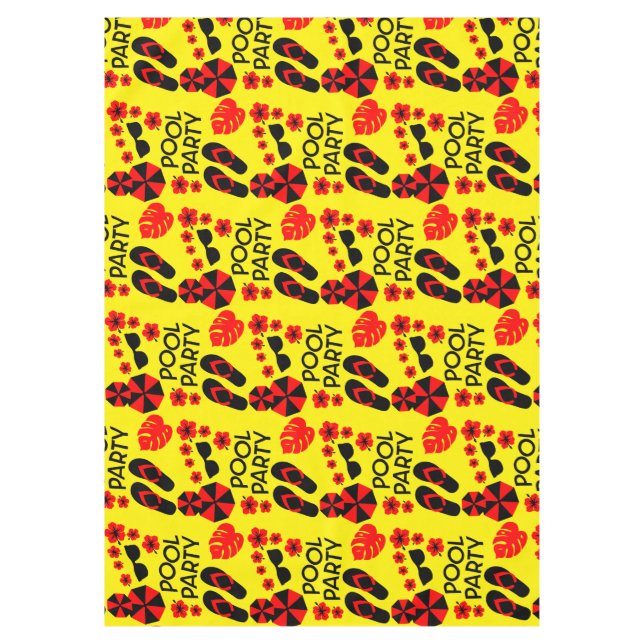 Mantel Piscina de verano Fiestas Tablecloth (Anverso)