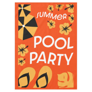 Mantel Piscina de verano Fiestas Tablecloth