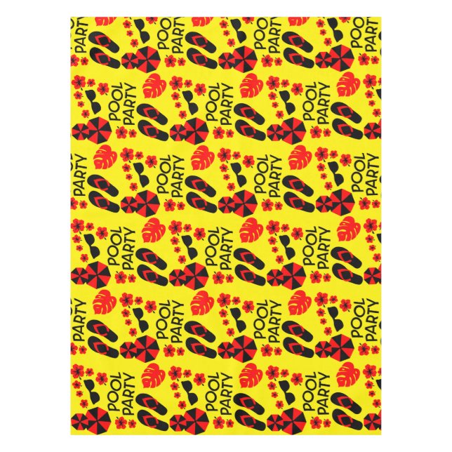 Mantel Piscina de verano Fiestas Tablecloth (Anverso)