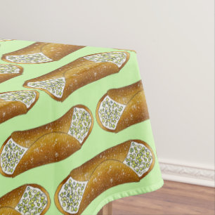 Mantel Pistachio Cannoli Panadería Italiana Postre de com