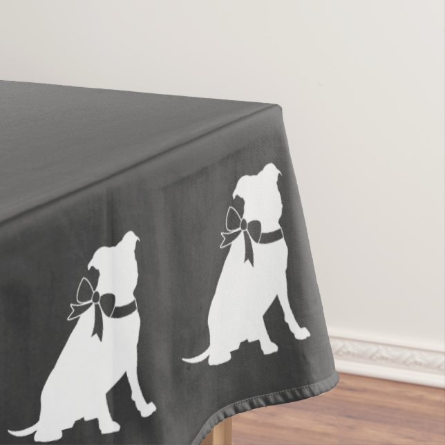 Mantel Pit Bulldog Baby Shower Género Neutral Pitbull (In Situ)