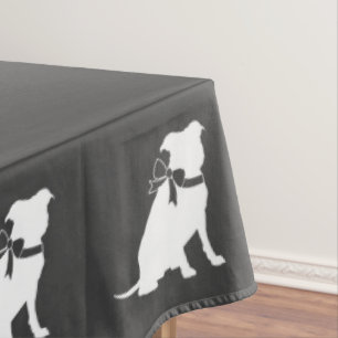 Mantel Pit Bulldog Baby Shower Género Neutral Pitbull
