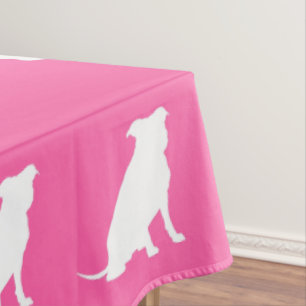 Mantel Pitbull, Chica rosado de Baby Shower Bulldog Pit