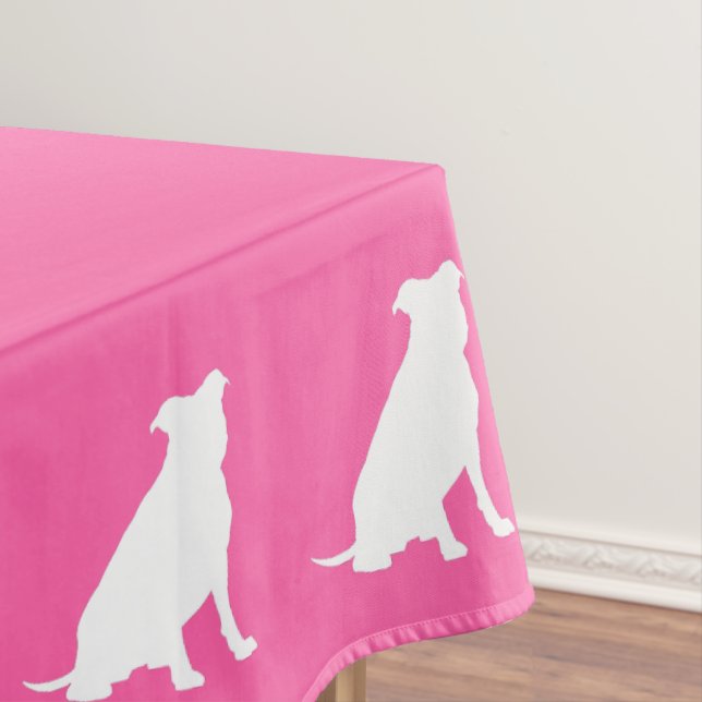 Mantel Pitbull, Chica rosado de Baby Shower Bulldog Pit (In Situ)