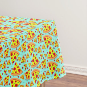 Mantel Pizza Slices a la moda en el restaurante Pizzeria 