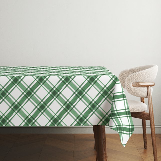 Mantel Placa verde (Green Plaid Tablecloth
)