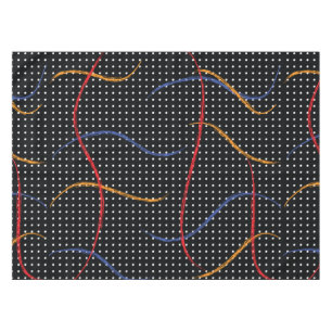 Mantel Placa y puntos de pintura retro