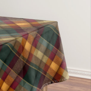 Mantel Plaid de Otoño