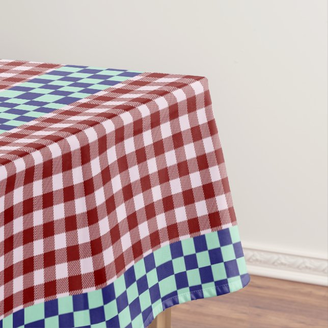 Mantel Plaid Gingham Personalizado (In Situ)