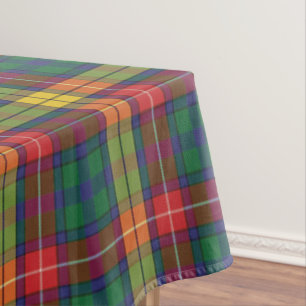 Mantel Plaid Tartan Scottish Clan Buchanan Check
