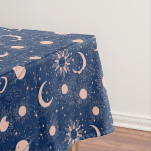 Mantel Planetas y patrones de estrellas