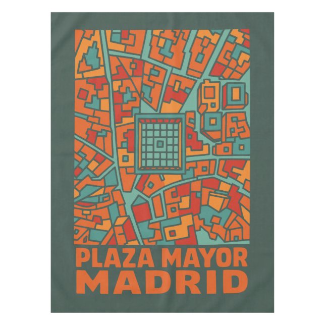 Mantel Plaza Mayor de Madrid (Anverso)