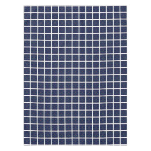 Mantel Plazas azul divertidas en manto geométrico azul