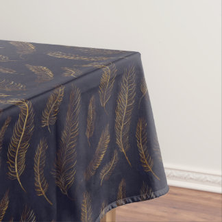 Mantel Pluma ilustrada de oro