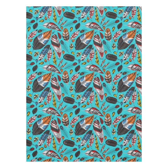 Mantel Plumas coloridas (Anverso)