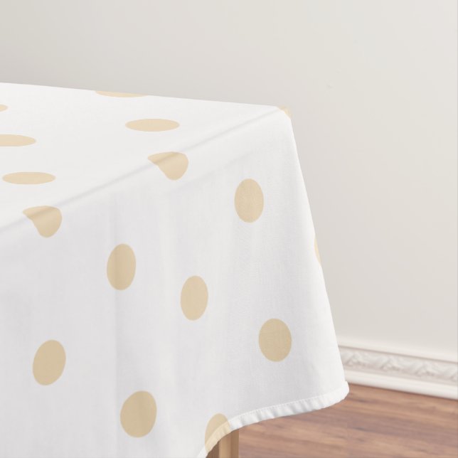 Mantel Polka de arena blanca (In Situ)