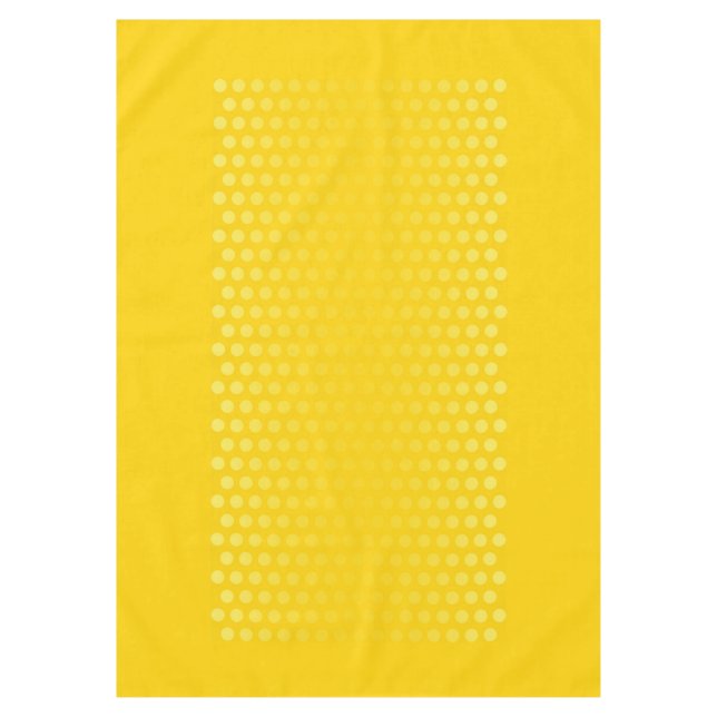 Mantel Polka Puntos gradientes amarillos + tus ideas (Anverso)