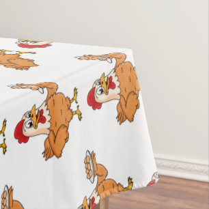 Mantel Pollo con huevos en el personalizado de placa