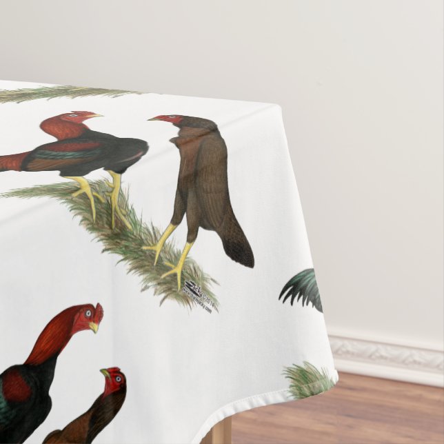 Mantel Pollos Aseel Black Red (In Situ)