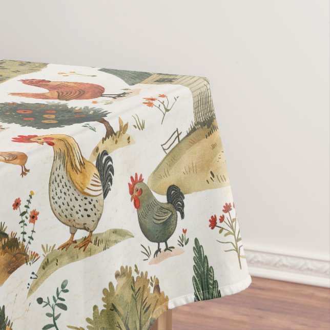 Mantel Pollos de granja (In Situ)