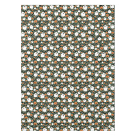 Mantel Pollos fantasmas tristes con calabazas y murciélag