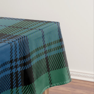 Mantel Polvo azul verde Rústico Clásico Campbell Tartan
