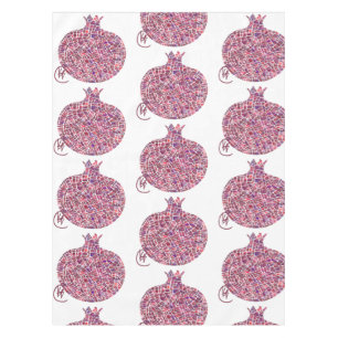 Mantel Pomegranate Pebble Graffiti Art Tableclol