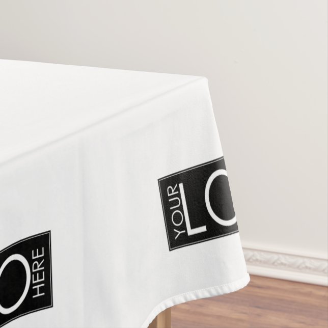 Mantel Pop Up Shop Table Banner Business Logo Branding (In Situ)
