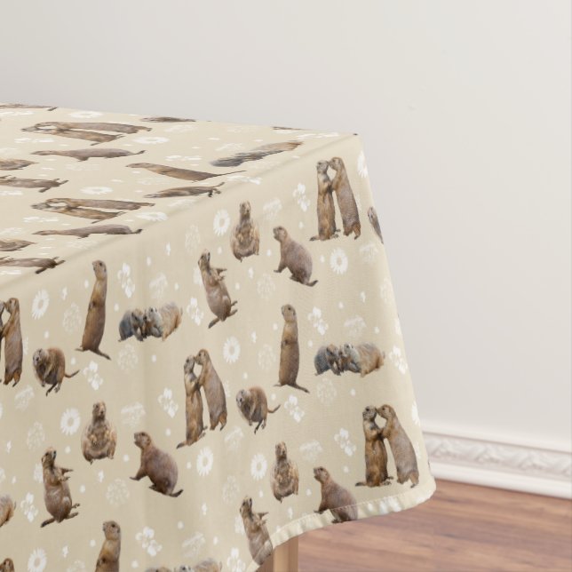 Mantel Prairie Dog Fiesta Tablecloth (Crema) (In Situ)