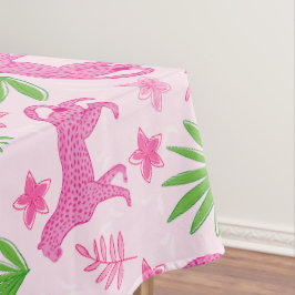 Mantel Preppy Pink Cheetah Floral / Chic Pink Animal