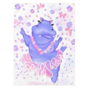 Mantel Prima Ballerina Hippo - Añadir su nombre / texto
