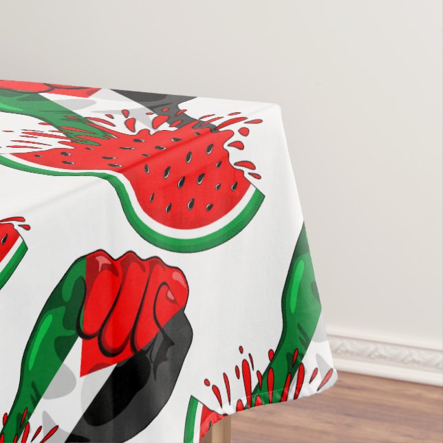 Mantel Prima de resistencia palestina sobre la sandía (In Situ)
