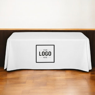 Mantel Promoción comercial del logotipo blanco negro