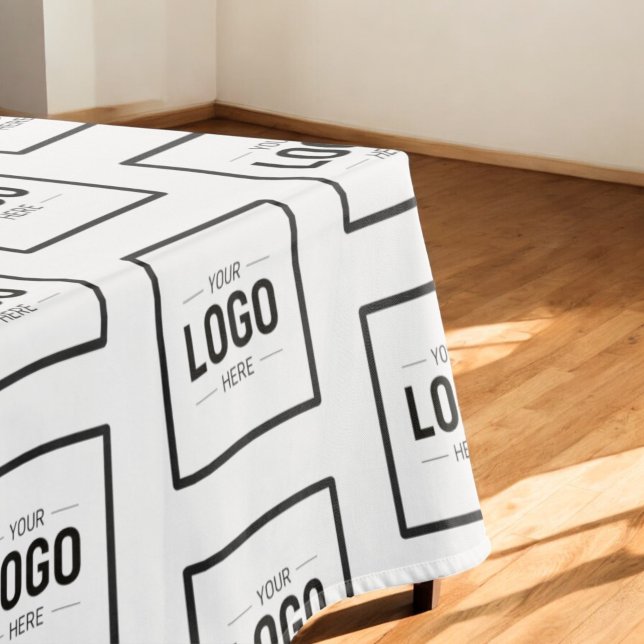 Mantel Promoción comercial del logotipo blanco negro (Subido por el creador)