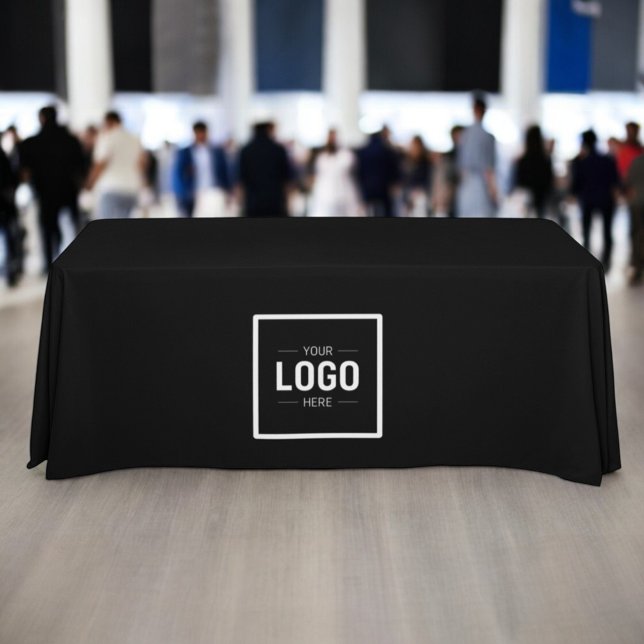 Mantel Promoción comercial del logotipo blanco negro (Subido por el creador)