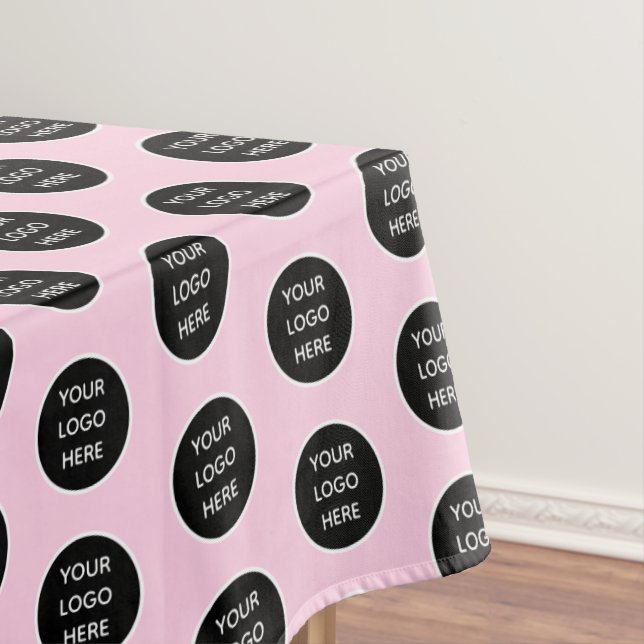 Mantel Promocion de negocios rosados de la empresa Logo C (In Situ)