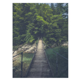 Mantel Puente suspensivo simple sobre el río Idrijca, Slo