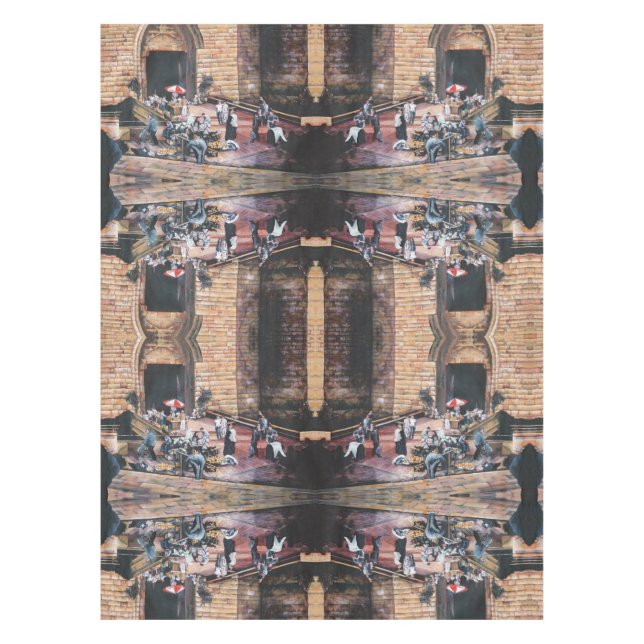 Mantel Puerta de Oro de Damasco, antigua Jerusalén (Anverso)