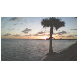 Mantel Puesta de sol en la playa