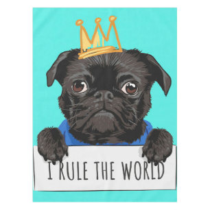Mantel Pug I Gobierna El Regalo Mundial, Gracioso Regalo