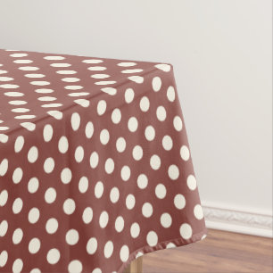 Mantel Punto de arándanos y polka blanca