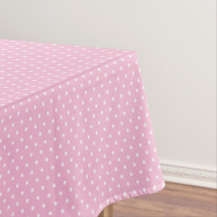 Mantel Punto de Polka Rosa