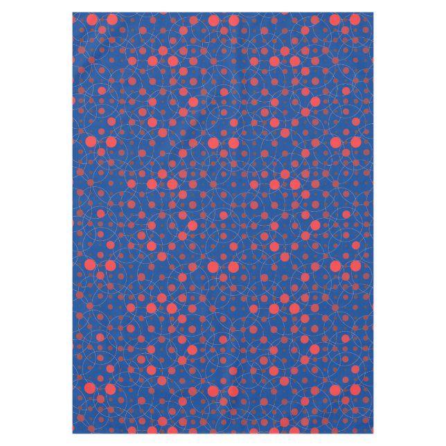 Mantel Punto Polka 01A.Red Dblue BG (Anverso)