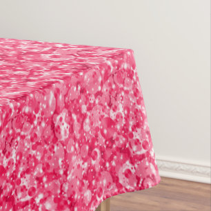 Mantel Puntos de celebración 16-Pink Cotton Tablecloth 52