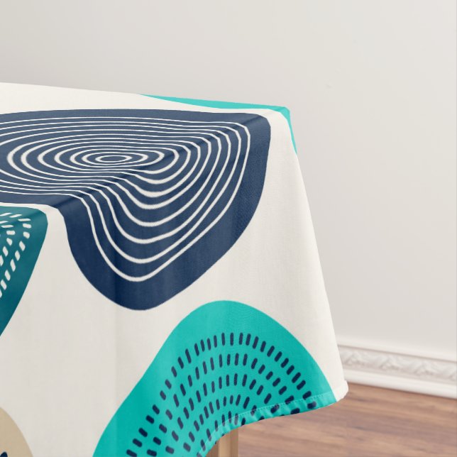Mantel Puntos de Círculo Escandinavo Patrón Mandala 1 (In Situ)