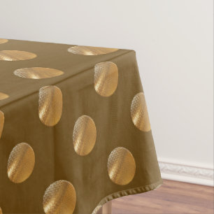 Mantel Puntos de oro de la polca