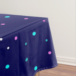 Mantel Puntos de polka celeste