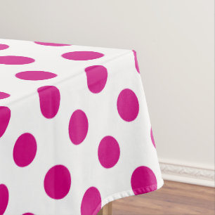 Mantel Puntos de polka de Fuchsia