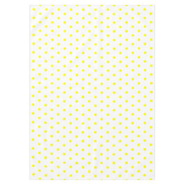 Mantel Puntos de Polka de limón blanco amarillo